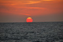 Sonnenuntergang am Daedalus Reef