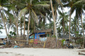 Dorfhütte am Strand