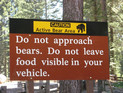 Bären Warnung