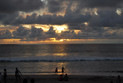 Sonnenuntergang am Strand in Kuta