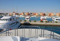 Auslaufen aus dem Hafen von Hurghada