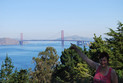 Golden Gate von der Legion of Honor aus gesehen